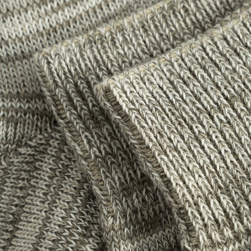 Norse Projects Bjarke Cotton Twist Sock Sediment Green N82-00048076 Degli Uberti
